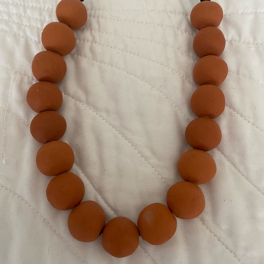 Noonday collection vintage clay necklace